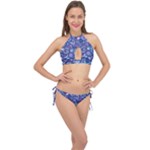 Patterns, Doodles, Pattern, Colorful Cross Front Halter Bikini Set