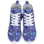 Patterns, Doodles, Pattern, Colorful Women s Lightweight High Top Sneakers