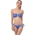 Patterns, Doodles, Pattern, Colorful Twist Bandeau Bikini Set