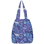 Patterns, Doodles, Pattern, Colorful Center Zip Backpack