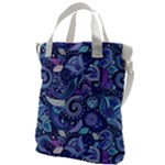 Patterns, Doodles, Pattern, Colorful Canvas Messenger Bag