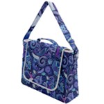 Patterns, Doodles, Pattern, Colorful Box Up Messenger Bag