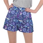 Patterns, Doodles, Pattern, Colorful Women s Ripstop Shorts