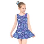 Patterns, Doodles, Pattern, Colorful Kids  Skater Dress Swimsuit