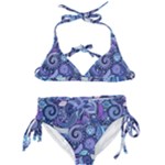 Patterns, Doodles, Pattern, Colorful Kids  Classic Bikini Set