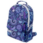 Patterns, Doodles, Pattern, Colorful Flap Pocket Backpack (Small)