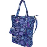 Patterns, Doodles, Pattern, Colorful Shoulder Tote Bag