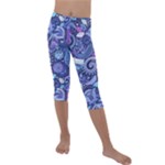 Patterns, Doodles, Pattern, Colorful Kids  Lightweight Velour Capri Leggings 