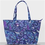 Patterns, Doodles, Pattern, Colorful Back Pocket Shoulder Bag 