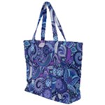 Patterns, Doodles, Pattern, Colorful Zip Up Canvas Bag