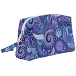 Patterns, Doodles, Pattern, Colorful Wristlet Pouch Bag (Large)