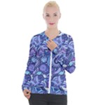 Patterns, Doodles, Pattern, Colorful Casual Zip Up Jacket