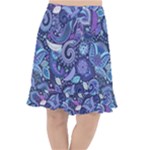 Patterns, Doodles, Pattern, Colorful Fishtail Chiffon Skirt