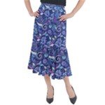 Patterns, Doodles, Pattern, Colorful Midi Mermaid Skirt