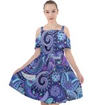 Patterns, Doodles, Pattern, Colorful Cut Out Shoulders Dress