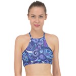 Patterns, Doodles, Pattern, Colorful Halter Bikini Top