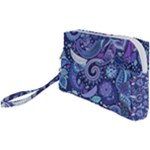 Patterns, Doodles, Pattern, Colorful Wristlet Pouch Bag (Small)