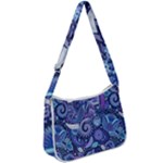 Patterns, Doodles, Pattern, Colorful Zip Up Shoulder Bag