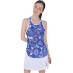 Patterns, Doodles, Pattern, Colorful Racer Back Mesh Tank Top