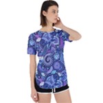 Patterns, Doodles, Pattern, Colorful Perpetual Short Sleeve T-Shirt