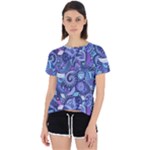 Patterns, Doodles, Pattern, Colorful Open Back Sport T-Shirt