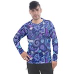 Patterns, Doodles, Pattern, Colorful Men s Pique Long Sleeve T-Shirt