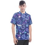 Patterns, Doodles, Pattern, Colorful Men s Polo T-Shirt