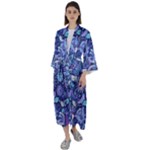 Patterns, Doodles, Pattern, Colorful Maxi Satin Kimono