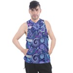 Patterns, Doodles, Pattern, Colorful Men s Sleeveless Hoodie