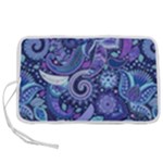 Patterns, Doodles, Pattern, Colorful Pen Storage Case (M)