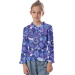 Patterns, Doodles, Pattern, Colorful Kids  Frill Detail T-Shirt