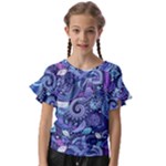 Patterns, Doodles, Pattern, Colorful Kids  Cut Out Flutter Sleeves