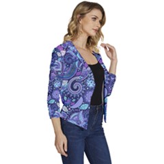 Women s Casual 3/4 Sleeve Spring Jacket 