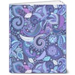 Patterns, Doodles, Pattern, Colorful 8  x 10  Hardcover Notebook