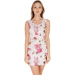 Pink Woodland Animals, Koteto Bodycon Dress