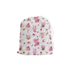 Pink Woodland Animals, Koteto Drawstring Pouch (Medium)