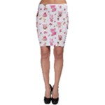 Pink Woodland Animals, Koteto Bodycon Skirt