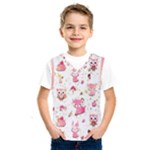 Pink Woodland Animals, Koteto Kids  Basketball Tank Top