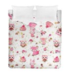 Pink Woodland Animals, Koteto Duvet Cover Double Side (Full/ Double Size)