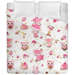 Pink Woodland Animals, Koteto Duvet Cover Double Side (California King Size) from ArtsNow.com