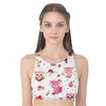 Pink Woodland Animals, Koteto Tank Bikini Top