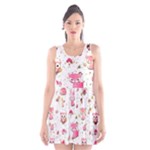 Pink Woodland Animals, Koteto Scoop Neck Skater Dress