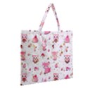 Zipper Large Tote Bag 