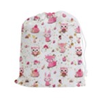 Pink Woodland Animals, Koteto Drawstring Pouch (2XL)