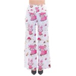 Pink Woodland Animals, Koteto So Vintage Palazzo Pants