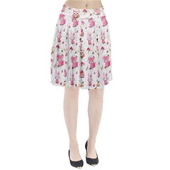 Pink Woodland Animals, Koteto Pleated Skirt from ArtsNow.com