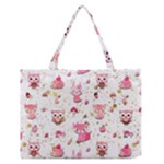 Pink Woodland Animals, Koteto Zipper Medium Tote Bag