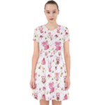 Pink Woodland Animals, Koteto Adorable in Chiffon Dress