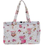 Pink Woodland Animals, Koteto Canvas Work Bag