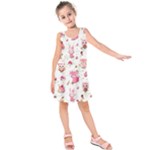 Pink Woodland Animals, Koteto Kids  Sleeveless Dress